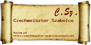 Czechmeiszter Szabolcs névjegykártya